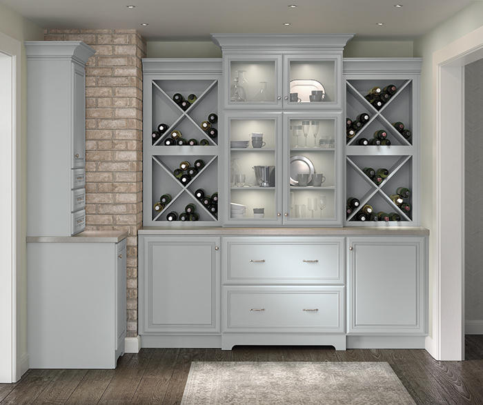 Elegant Wine Storage Cabinet Solution