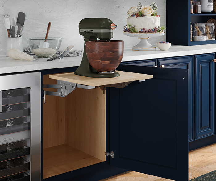 Blue Walk in Pantry
